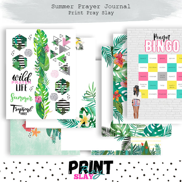 Summer Prayer Journal Classic Happy Planner Size