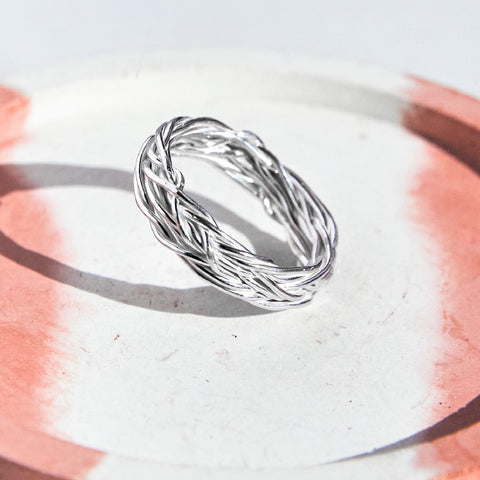 Sterling Silver Wire Wrapped Ring