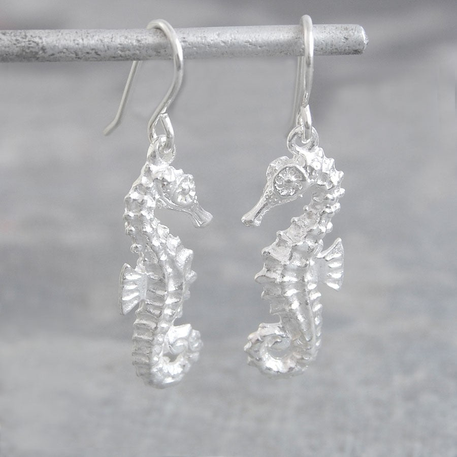 Sterling Silver Curled Ribbon Silver Hoop Earrings | Otis Jaxon Jewellery