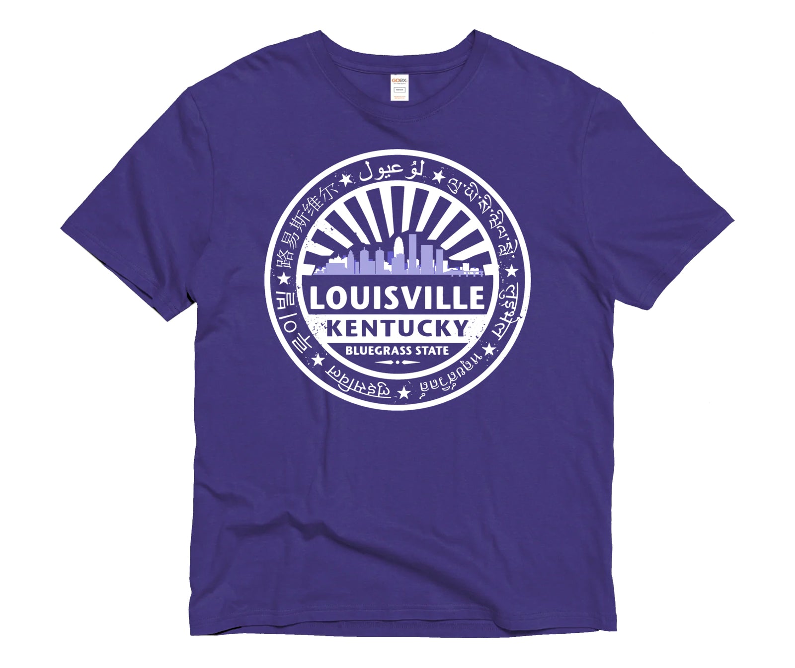 Louisville Languages Red T-Shirt with Short Sleeves - GOEX