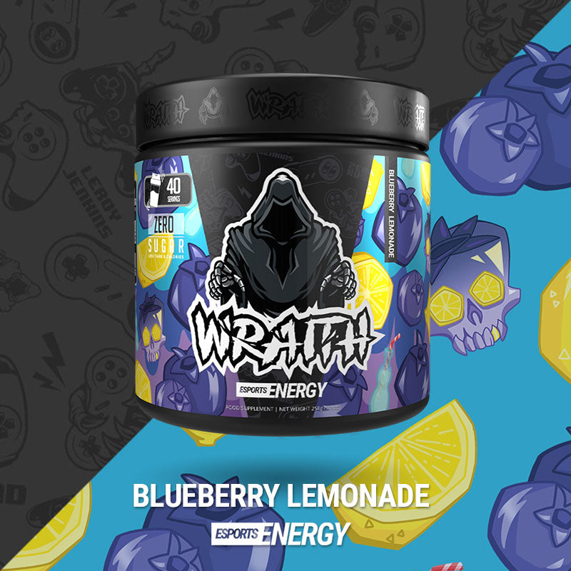 Wraith Blueberry Lemonade Gaming Energy Drink