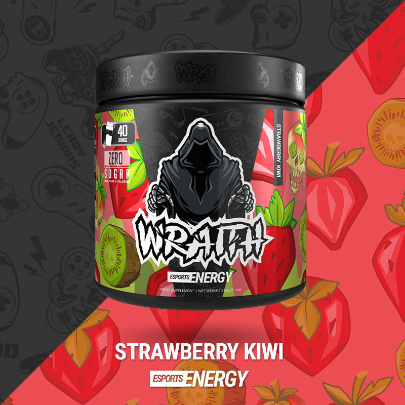 Wraith Strawberry Kiwi Gaming Energy Drink