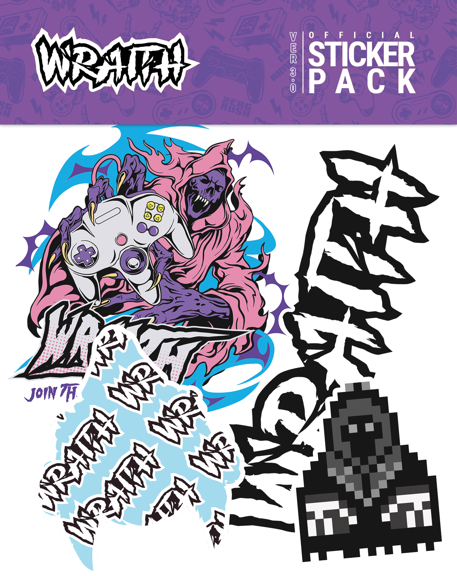 Wraith Sticker Pack