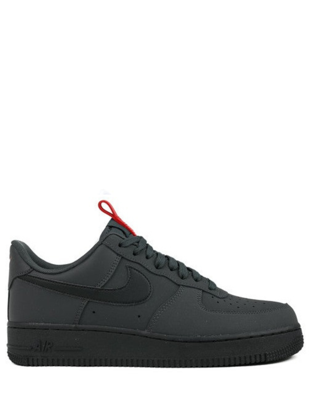 Ojalá Exagerar Víctor N372O NIKE AIR FORCE 1 07 ANTHRACITE BLACK UNIVERSITY RED BLACK CARBON–  INEEDTENIS