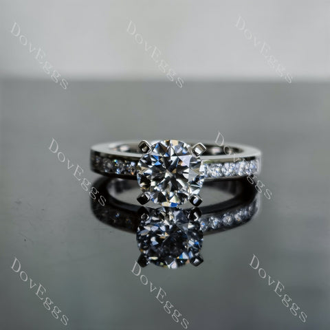 Lab grown diamond engagement ring