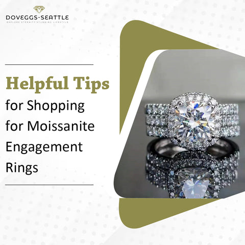 moissanite engagement rings