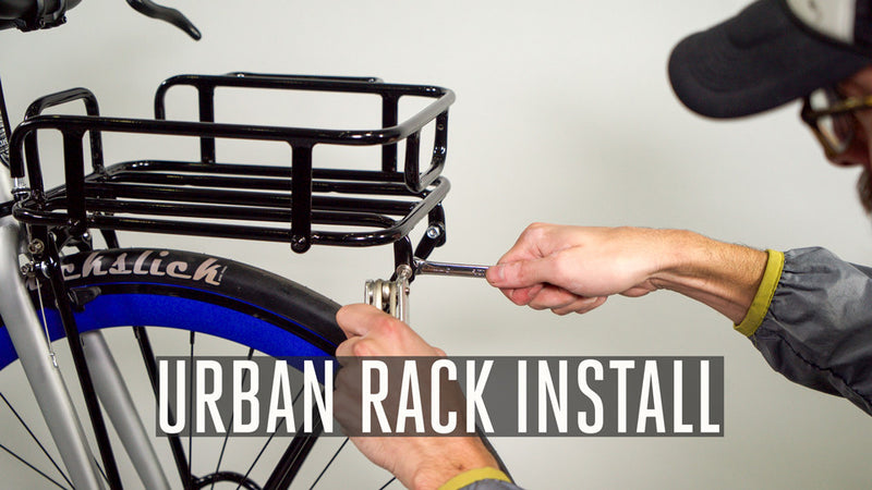 pure city urban front bike cargo rack