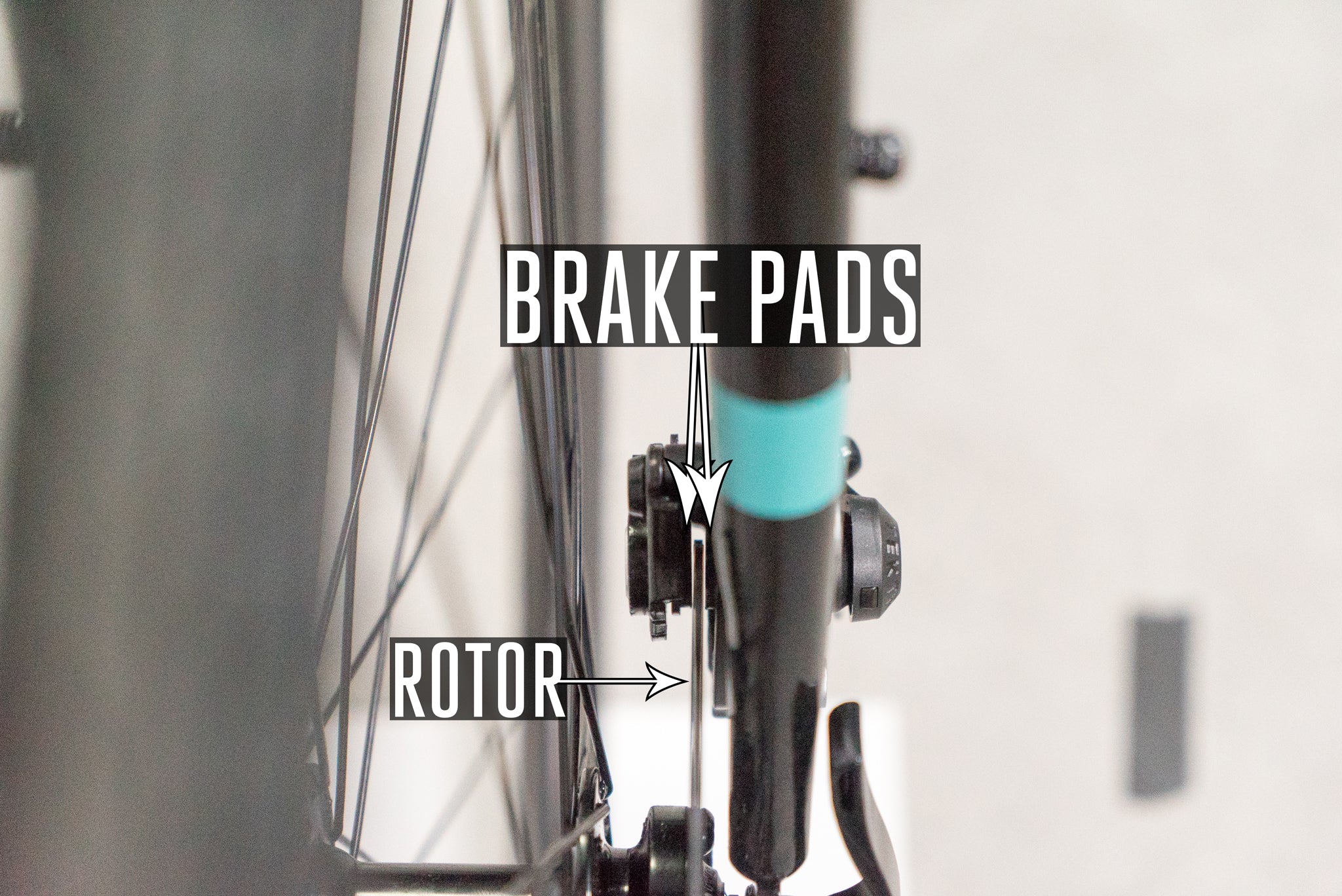 adjusting bike brake pads