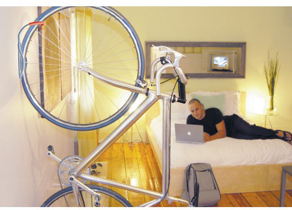 hook to hang bike on wall