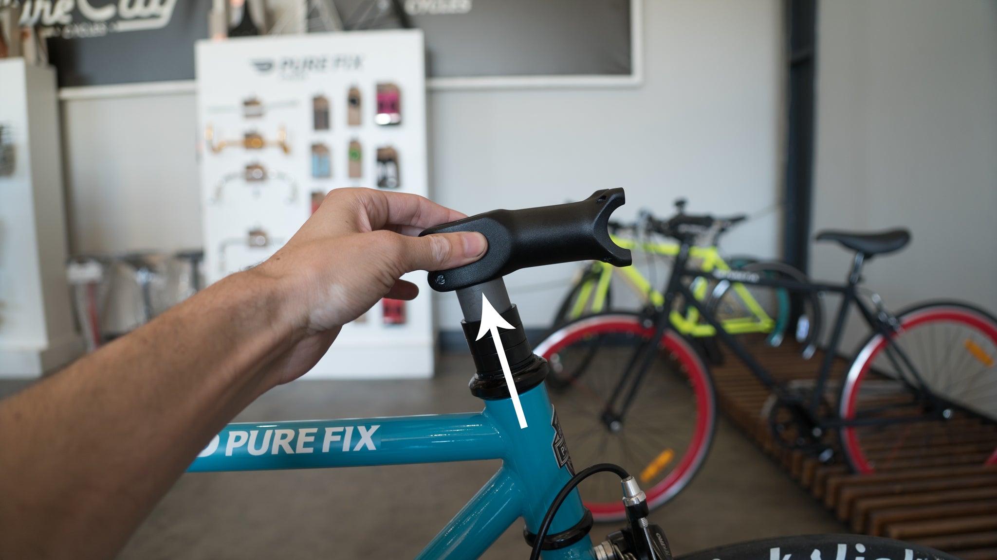 changing bike stem