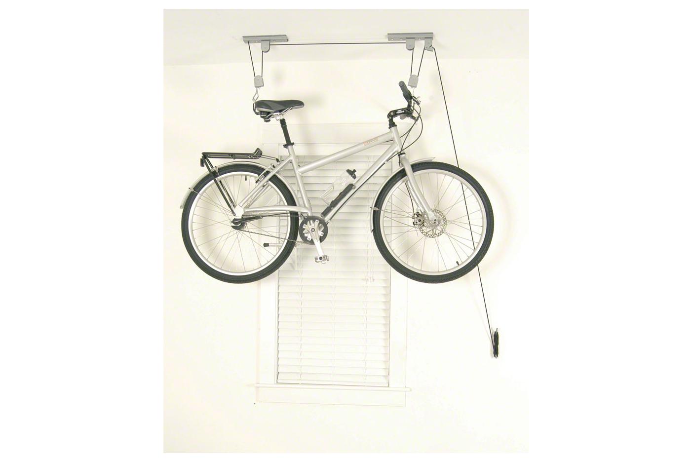 Delta Deluxe Bike Ceiling Hoist Storage Rack With Kayak Canoe