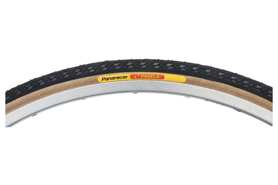 Panaracer Pasela Tire 27 X 1 14 Clincher Steel Blacktan 60tpi