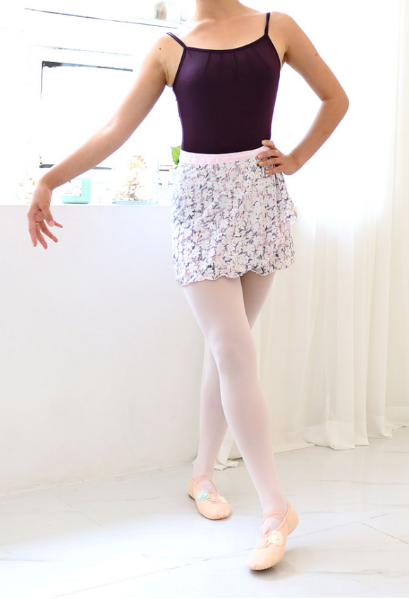 1) Teen Dance Wearing Skirts, Chiffon 