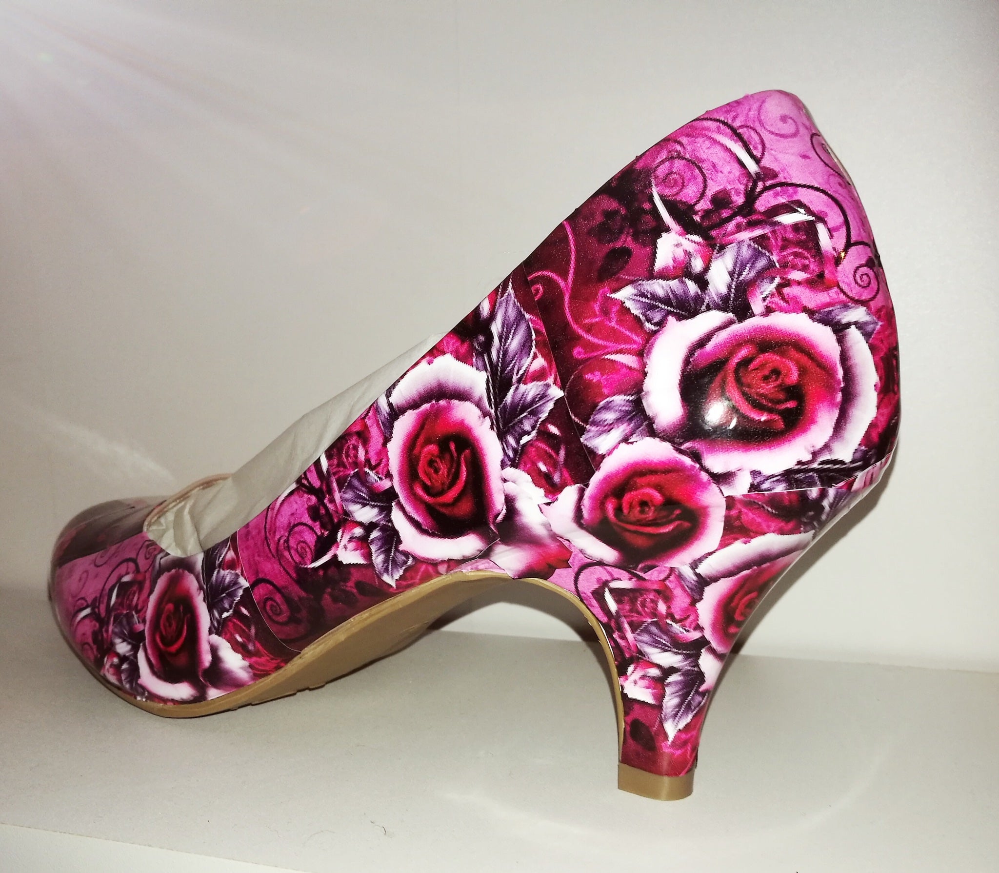 Rose Print Alternative Wedding Shoes | Shoes By Haze