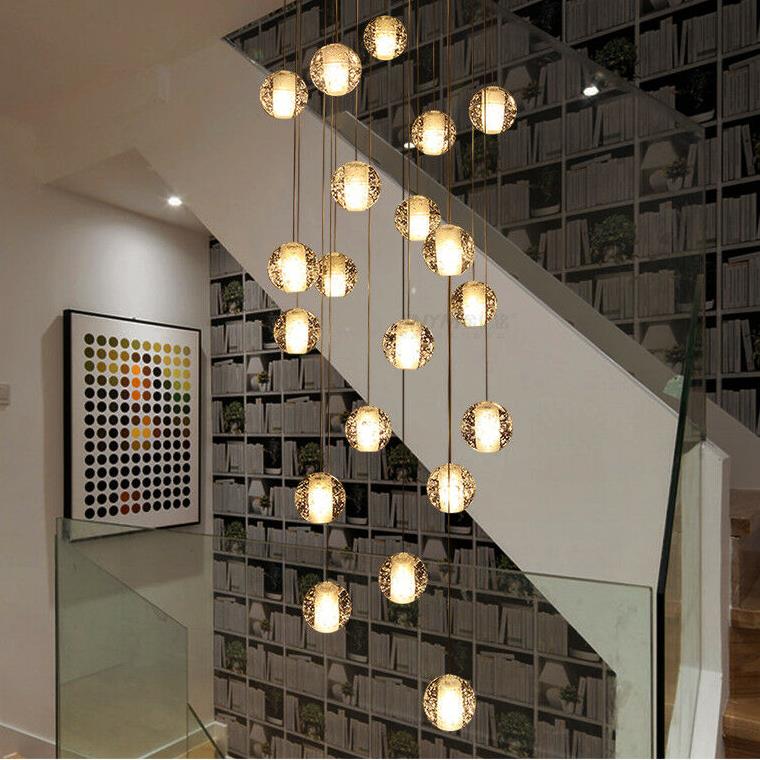 large stairwell lights