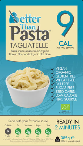 Organic Better Than Pasta Tagliatelle 385g – Better Than Foods