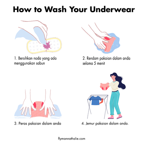 cara mencuci pakaian dalam