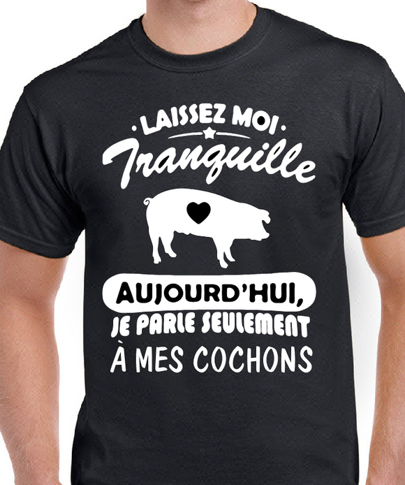 T Shirt Pour Femme Cochon Humour Sky Creatiion