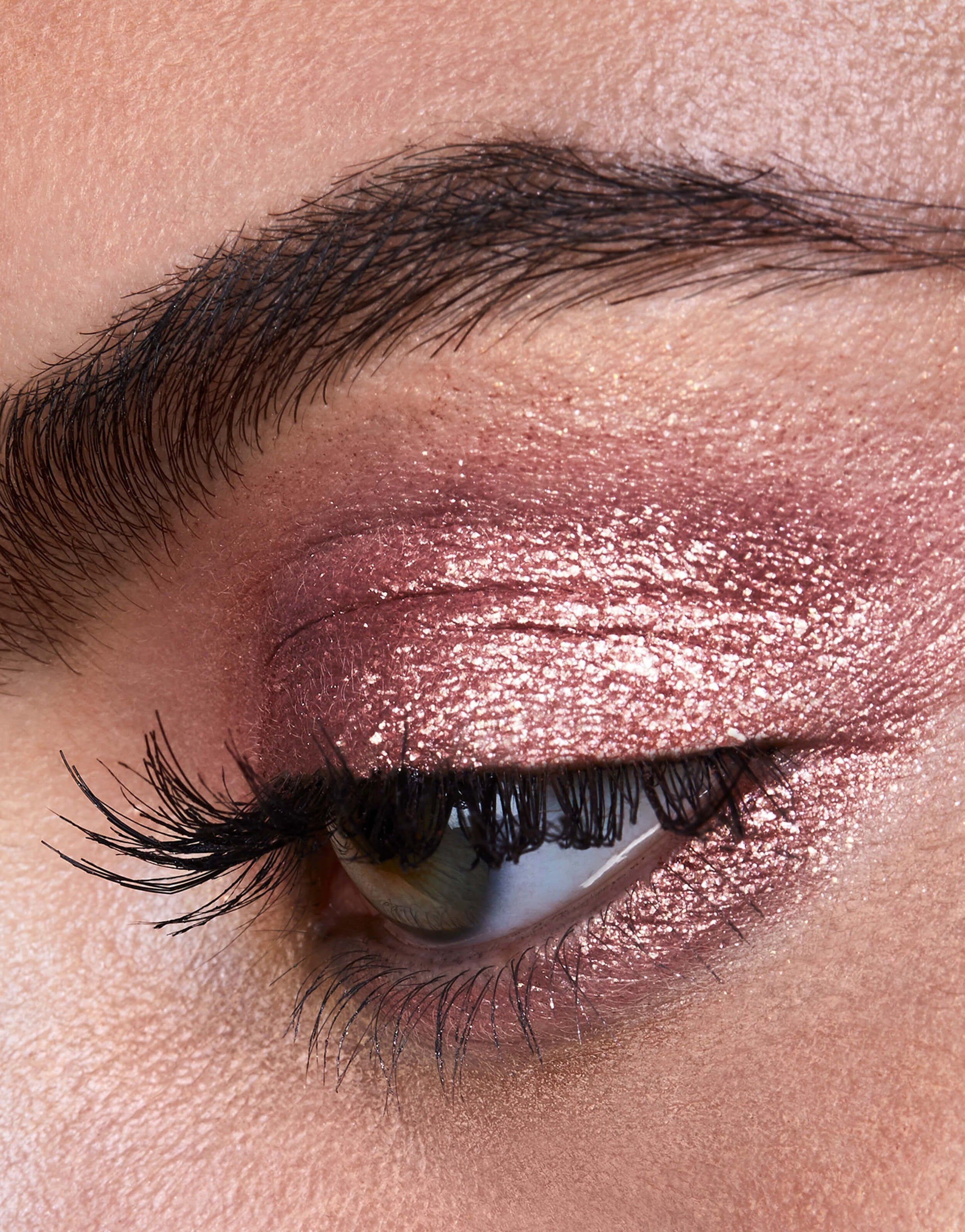 pink glitter eyeshadow makeup