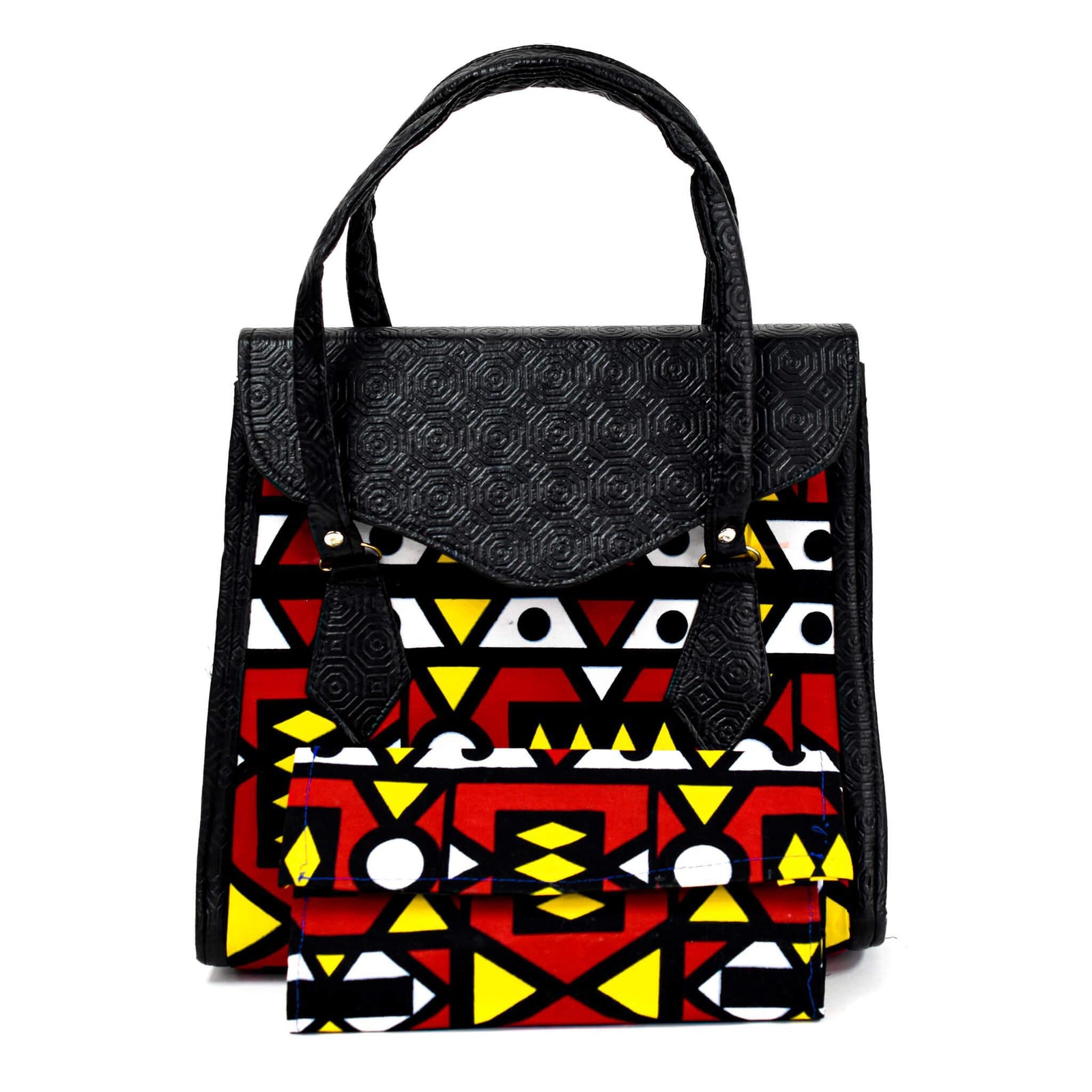 Multicolored Ankara Bag Set – AFRIKAN ATTIRE