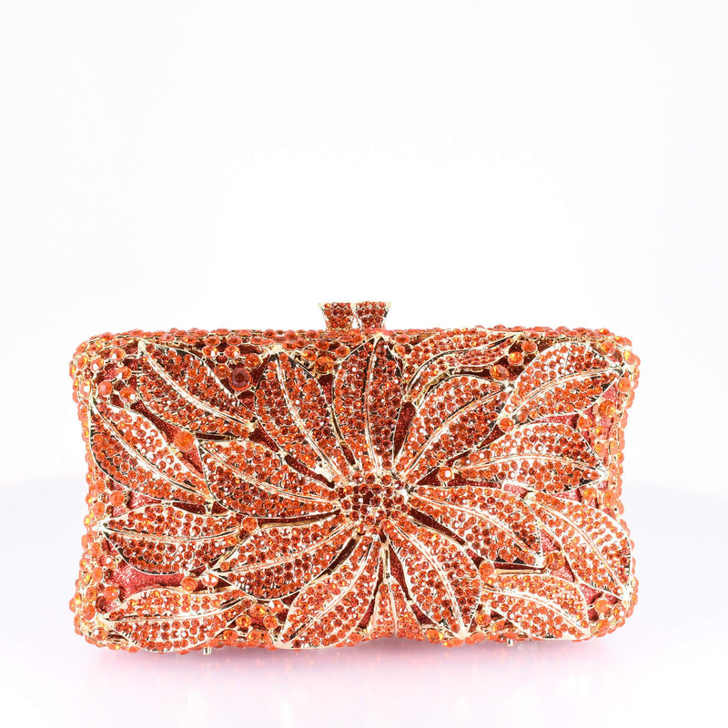 floral clutch purse