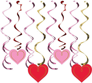 Valentine’s Day Hearts Dizzy Danglers