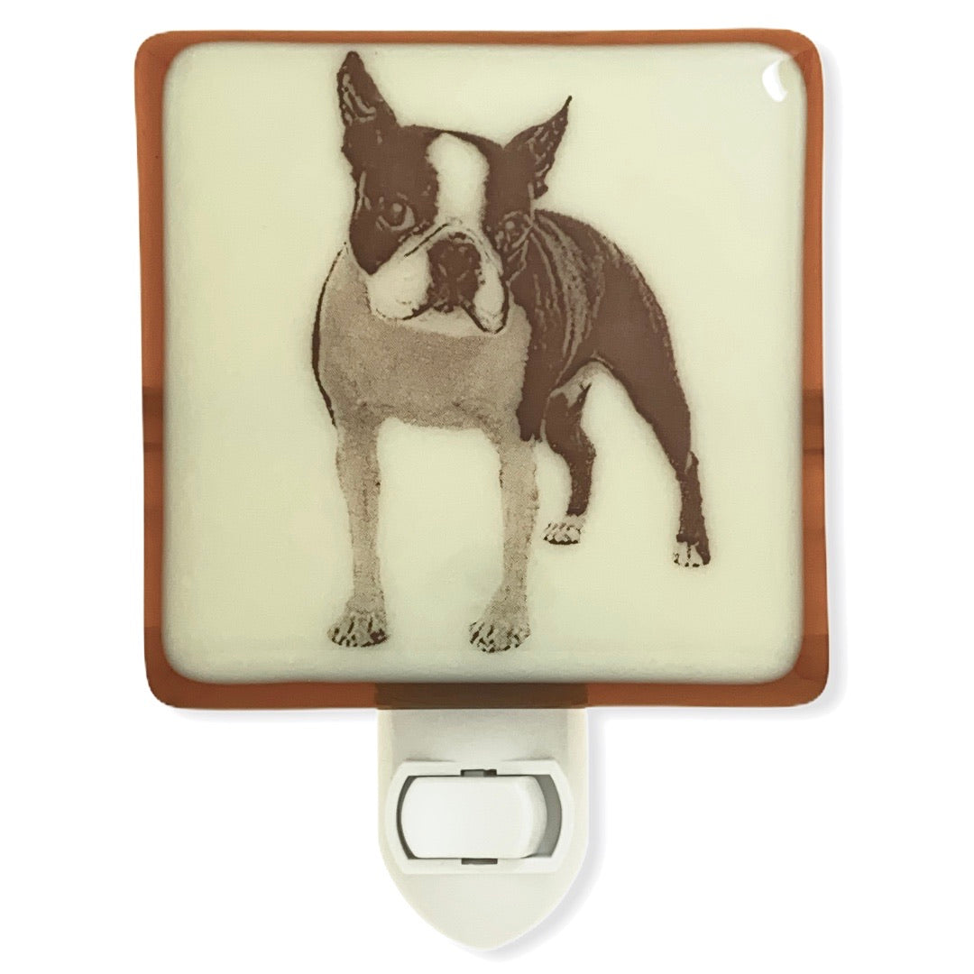 boston terrier night light