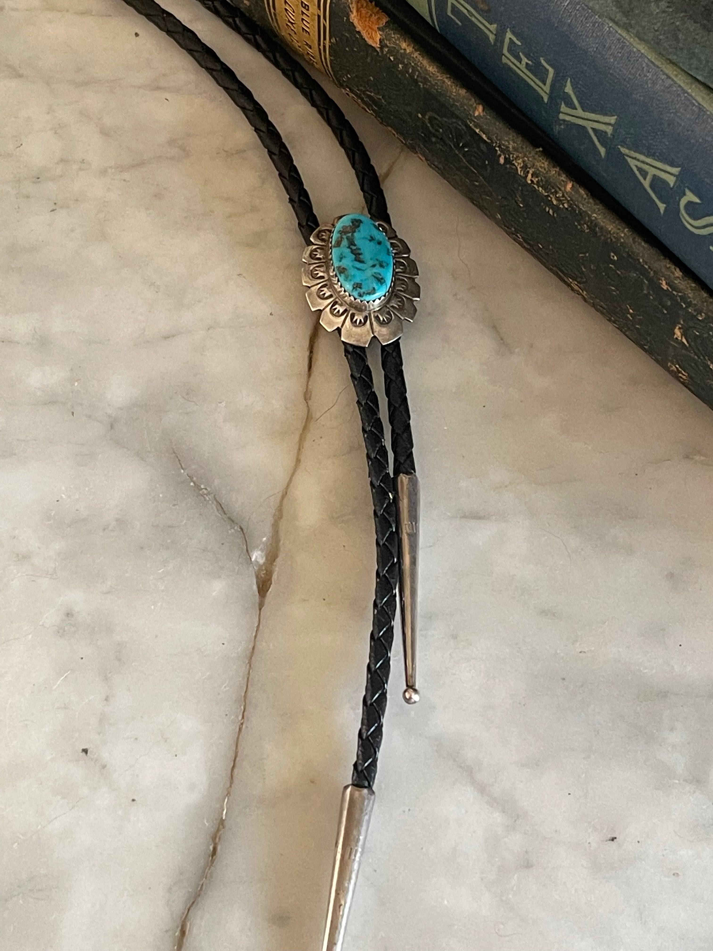 Vintage Turquoise Bolo Tie