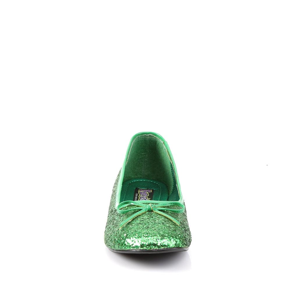emerald green wide fit shoes