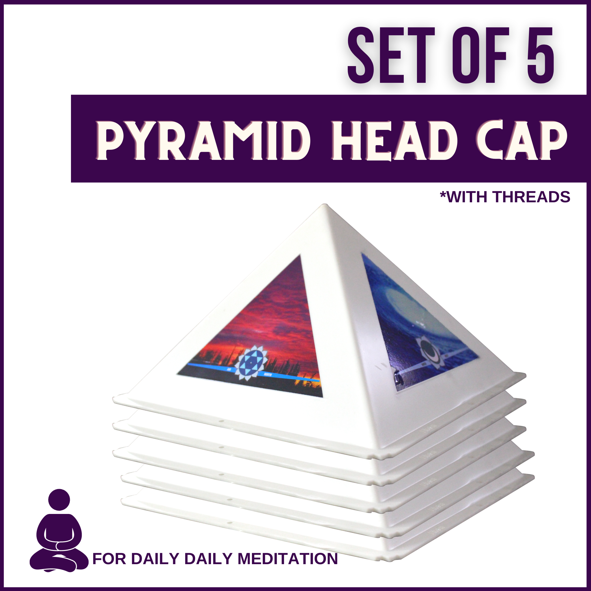51 degree pure copper meditation pyramid is suitable for treating