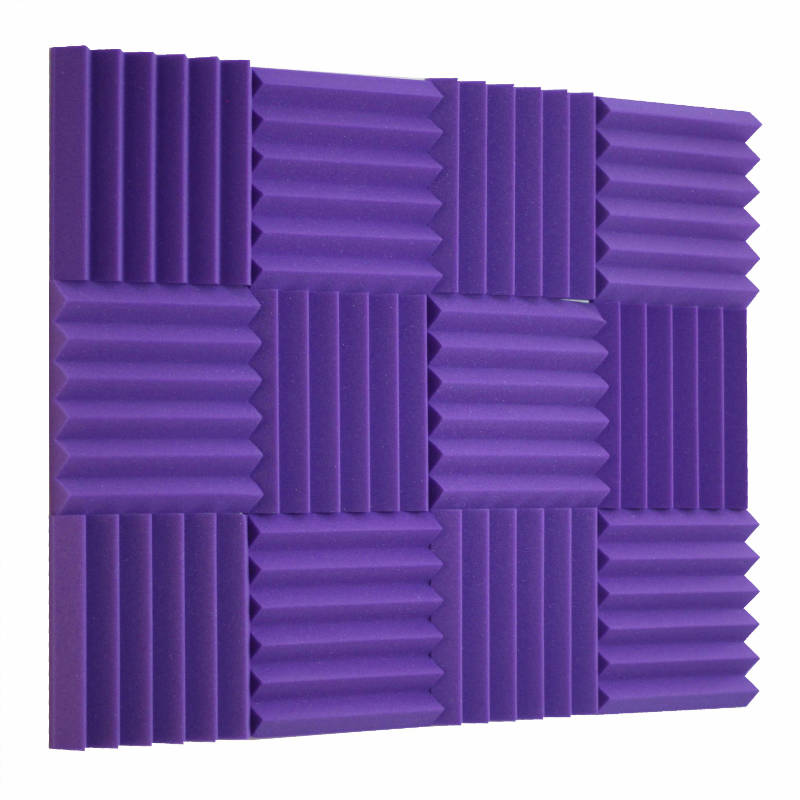 Purple Acoustic Foam Sound Absorption Panels - Soundproof Store ...