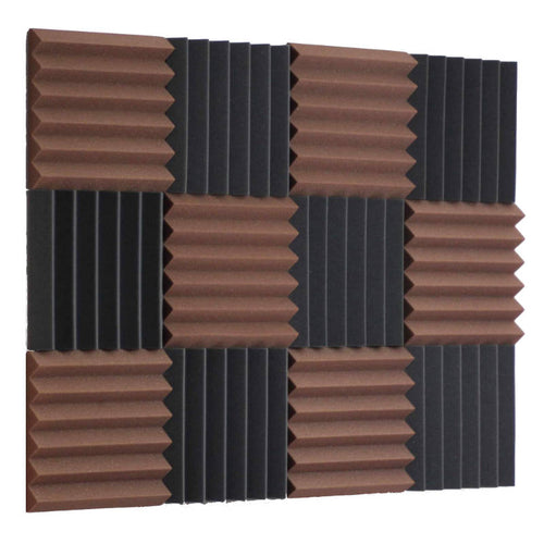 Red & Black Acoustic Foam Sound Absorption Panels - Soundproof Store –  SoundproofStore