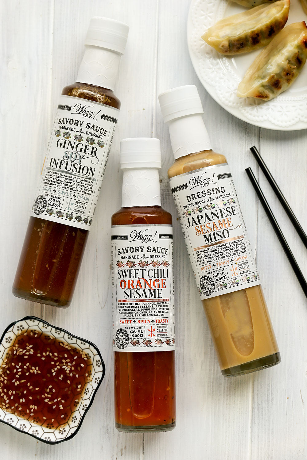 Asian Dipping Sauces | Potsticker Sauces | Dumpling Sauces