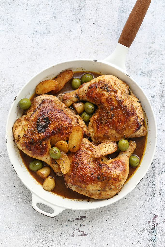 Chermoula Marinated Chicken with Olives
