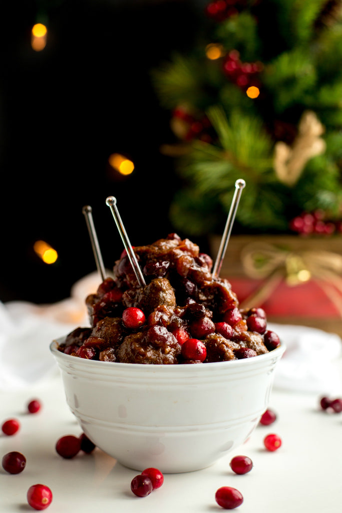 Cranberry Meatballs | Holiday Meatballs | Wozz! Kitchen Creations
