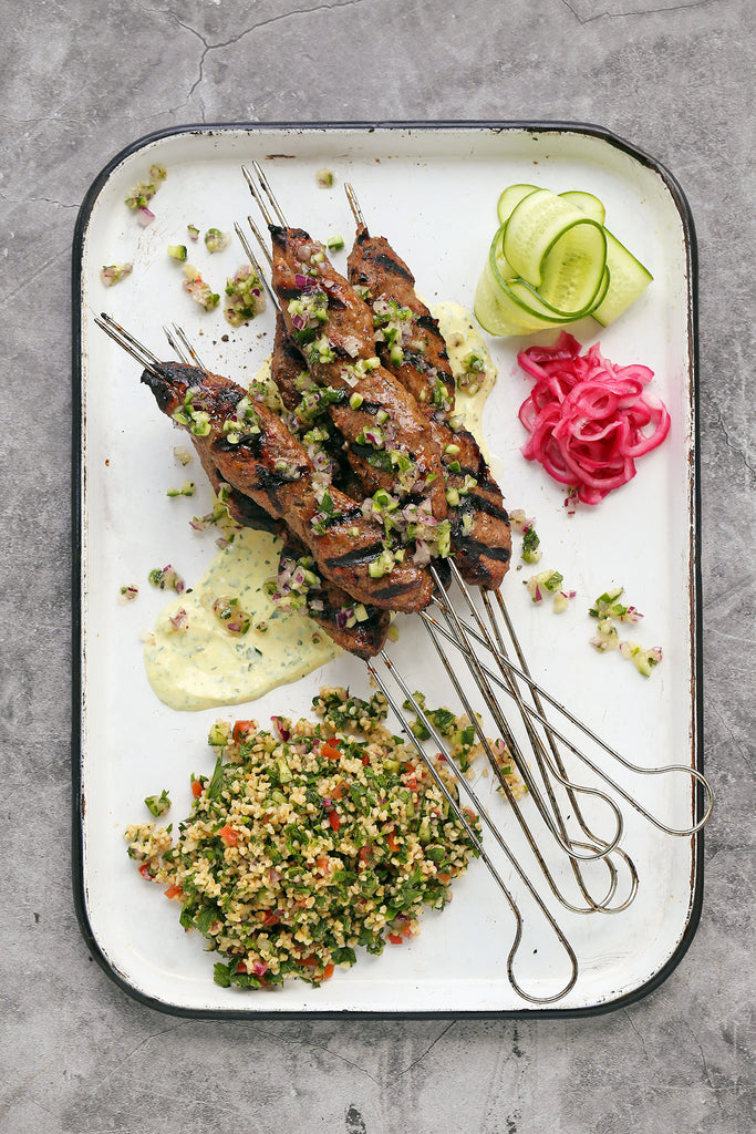 Lamb Koftas with Tabbouleh