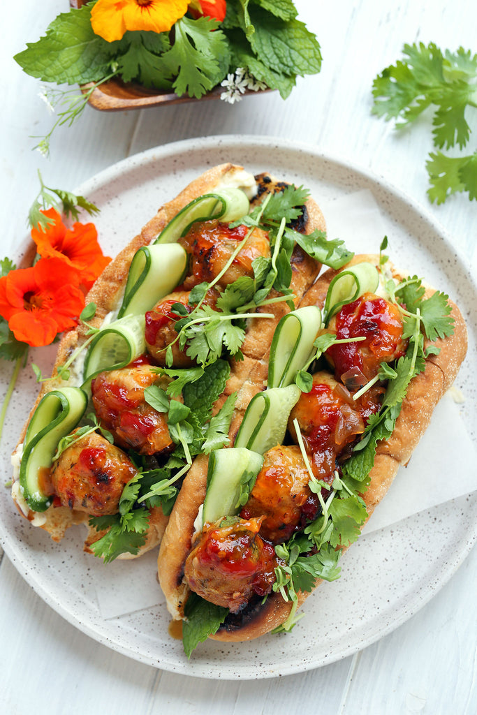 Thai Hot Pepper Jelly Meatball Sub