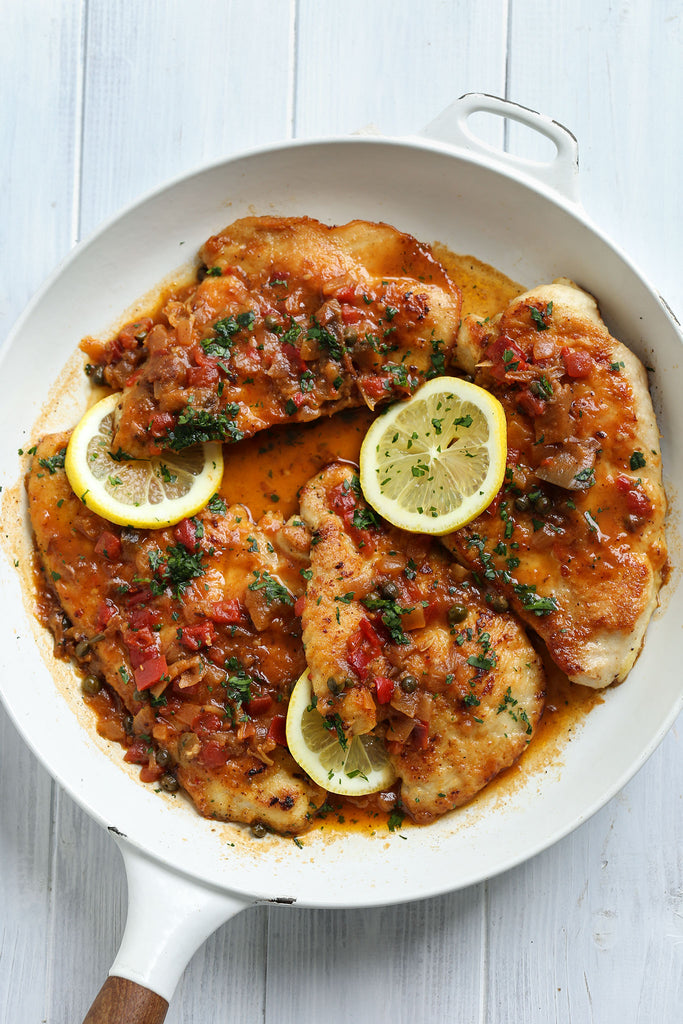 Chicken Piccata Caponata