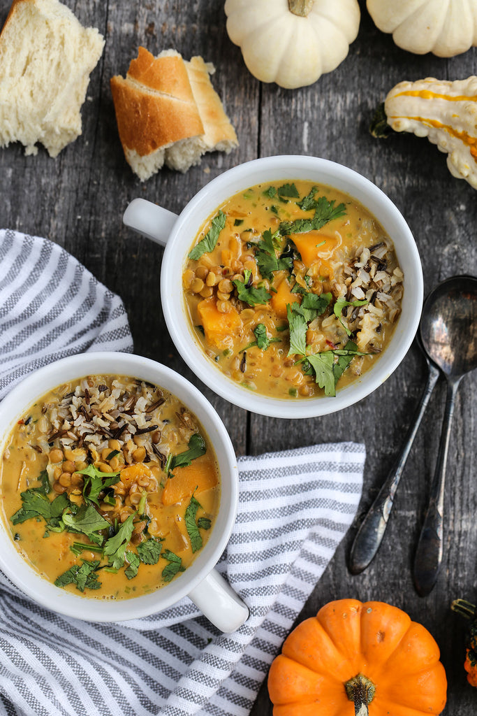 Coconut Peanut Butternut Squash Soup