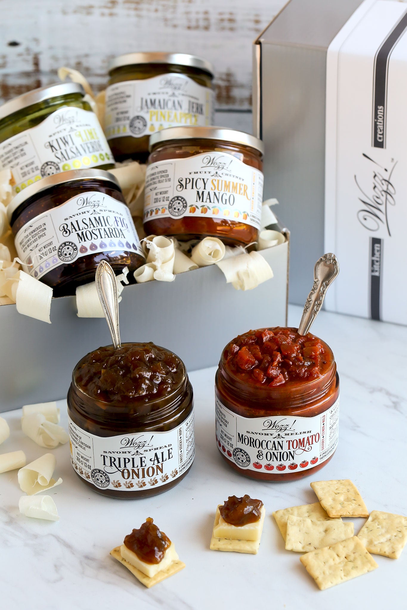 Condiment Lovers Gourmet Gift Box | Food Gifts | Wozz! Kitchen Creations