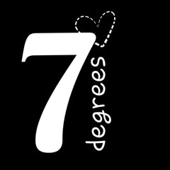 7 Degrees logo -- form-fitting women's hoodies
