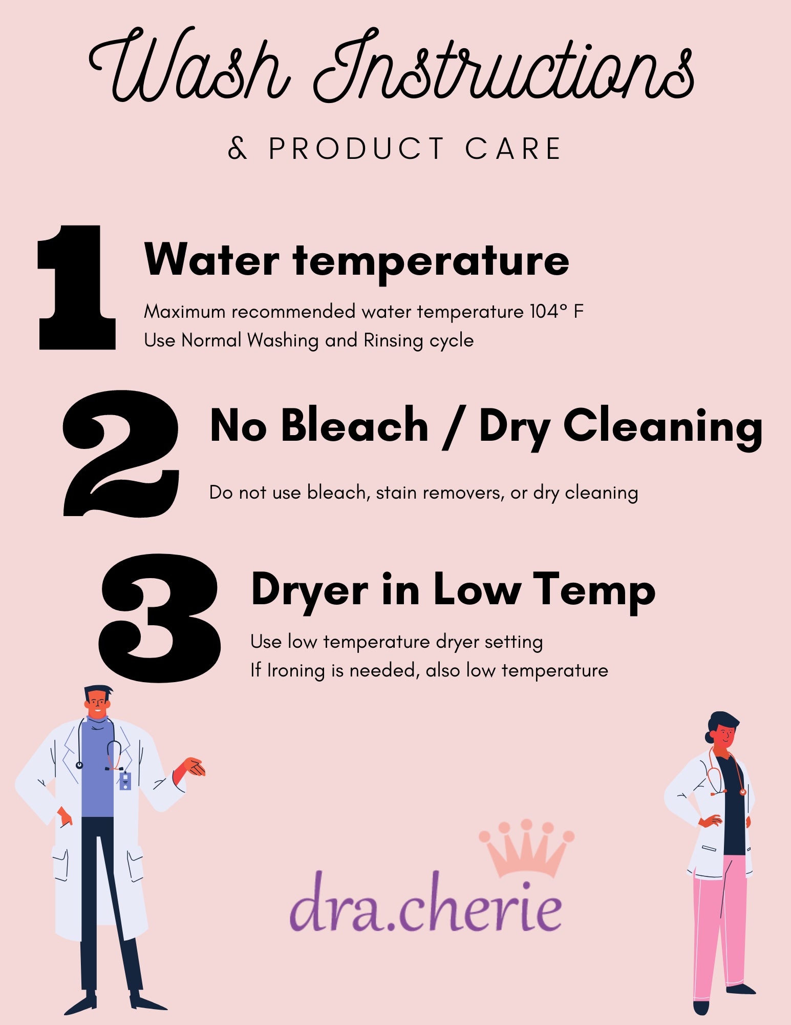 Product Care – Coats & Scrubs