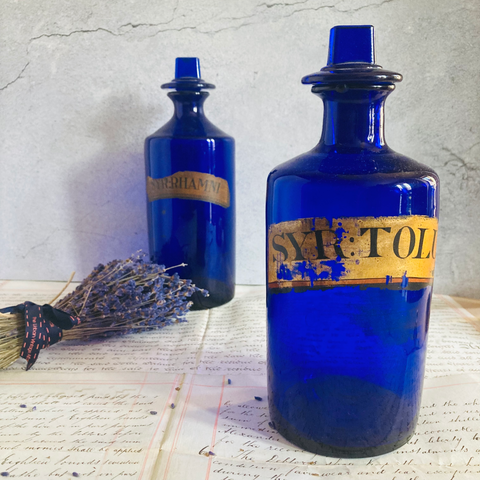 Victorian Bristol Blue Pharmacy Apothecary Bottle