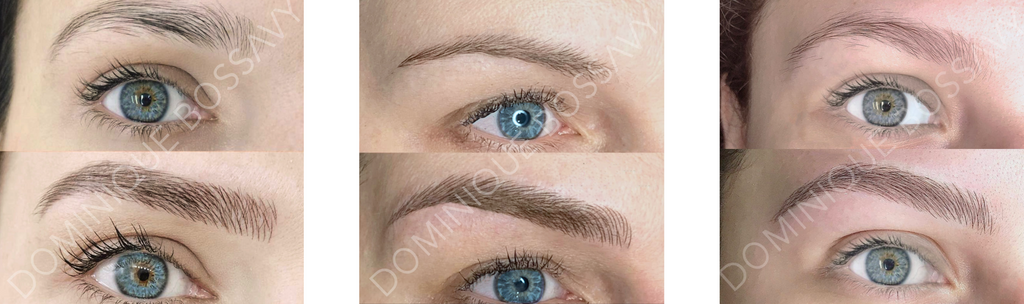 Before and after image of Nanoblading 3D for Eyebrows