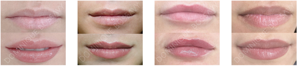 Nano Color Infusion before and after picture: lips