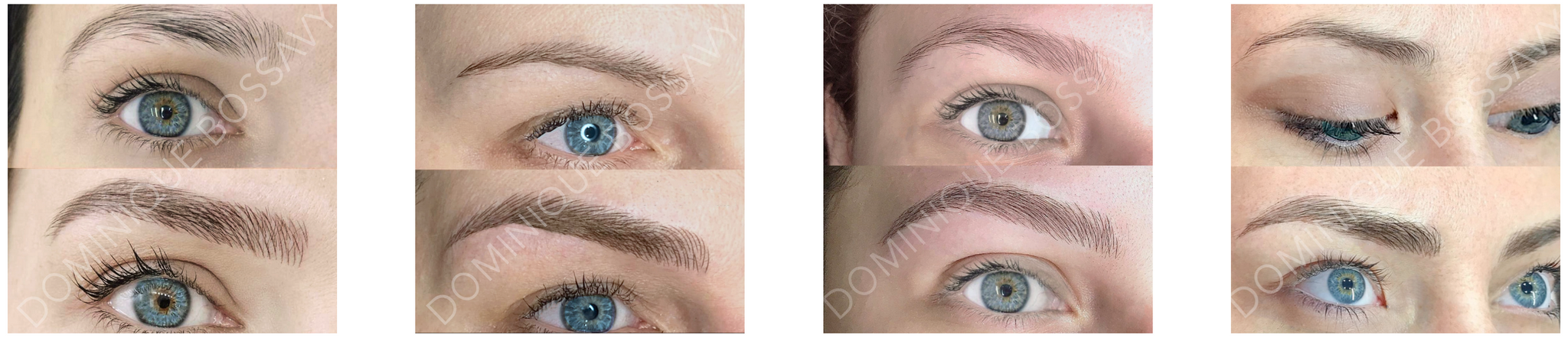 Nano Color Infusion before and after picture: eyebrows