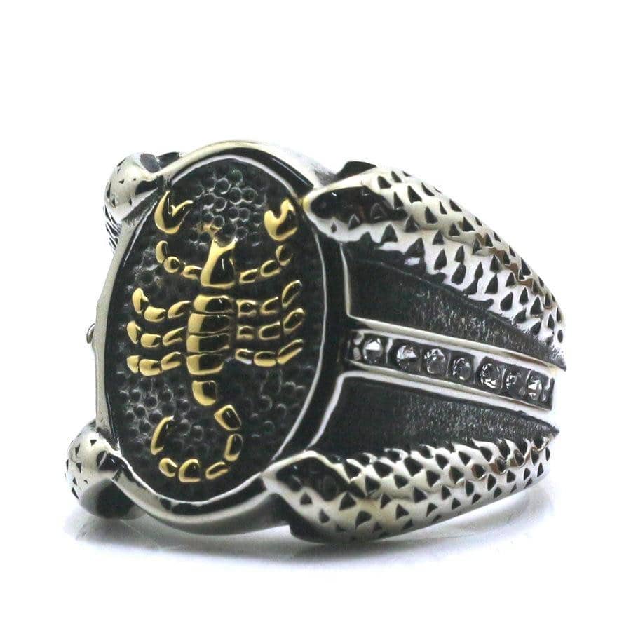 bague pour homme scorpion