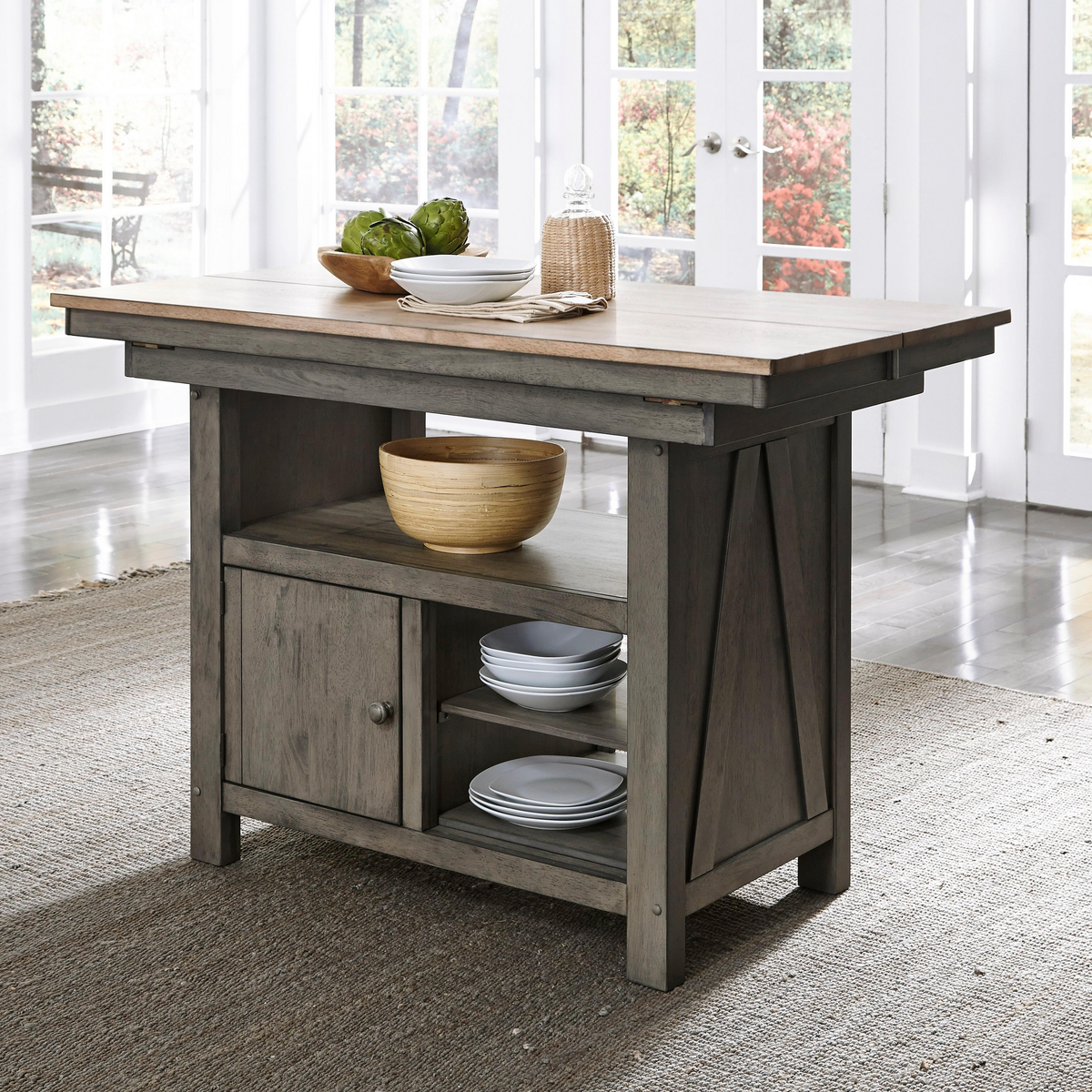 Lindsey Farm Kitchen Island With Stools Furniture Fair Cincinnati