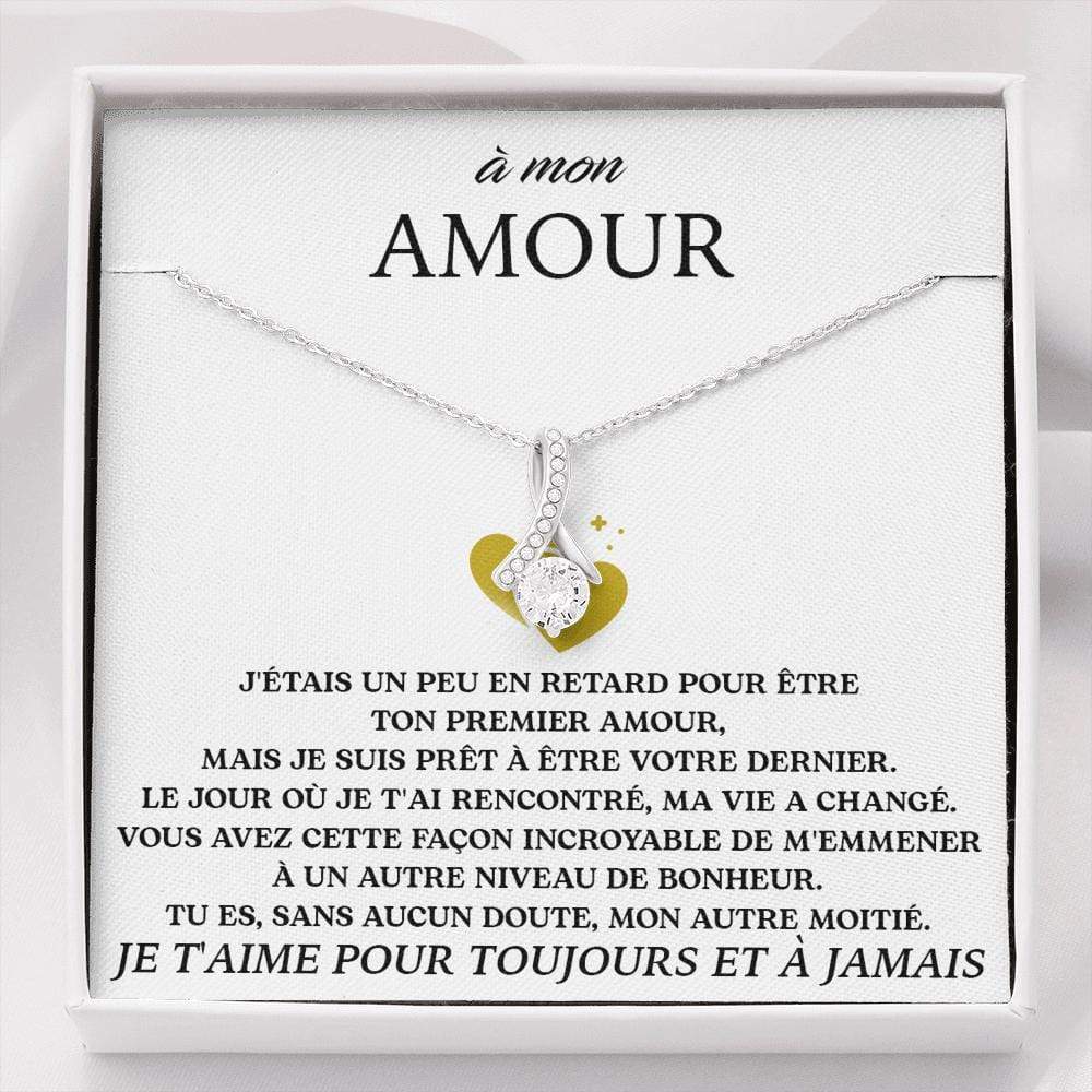 Mon Amour Love Knot Necklace Gift Set So571 F Family Box Co