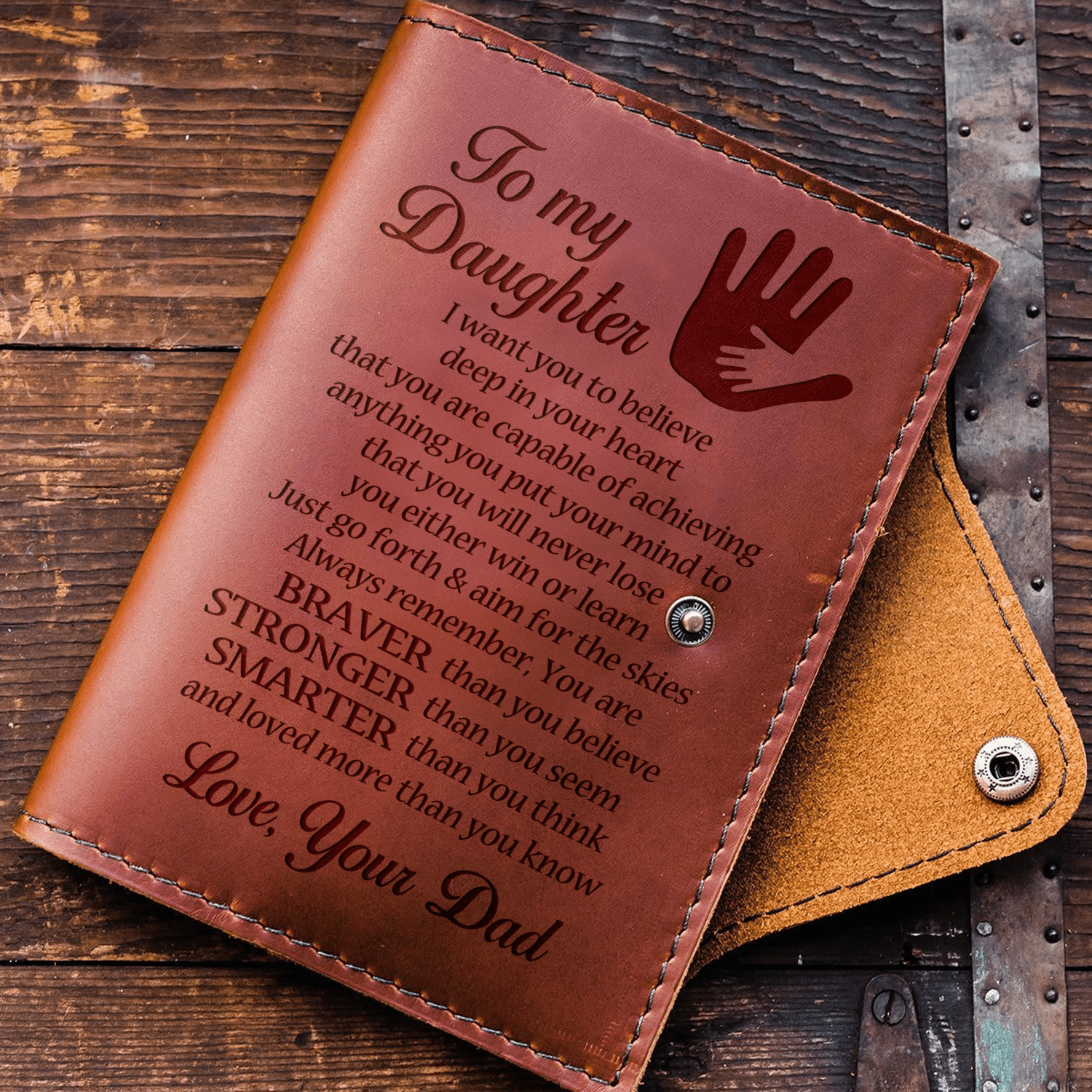 Remember - Leather Journal Cover 